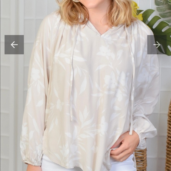 New Z Supply Amelia Top in Sandstone Size Large - Picture 1 of 9